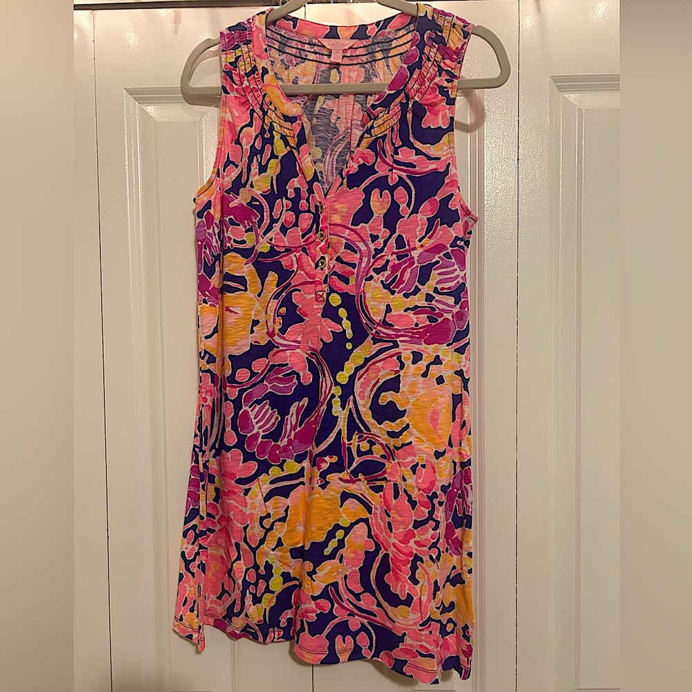 Lilly Pulitzer floral dress size medium